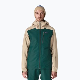Pánská nepromokavá bunda Patagonia Insulated Powder Town cascade green
