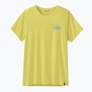 Dámské tričko Patagonia Capilene Cool Daily Shirt - Boardshort Logo lemon zest
