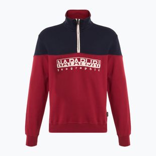 Pánská mikina Napapijri B-Saturnia HZ tibetan red R1E