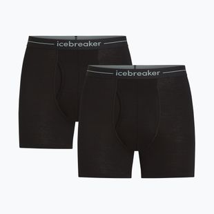 Pánské termo boxerky Icebreaker Merino 150 Anatomica Boxers wFly 2 Pack black