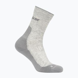Pánské ponožky Icebreaker Merino Hike+ Light Crew blizzard heather/alloy