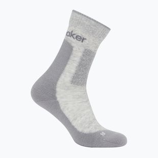 Icebreaker dámské ponožky Merino Hike+ Medium Crew blizzard heather/alloy