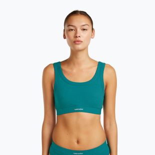 Termo podprsenka icebreaker Merino Rib Lotus tidal teal