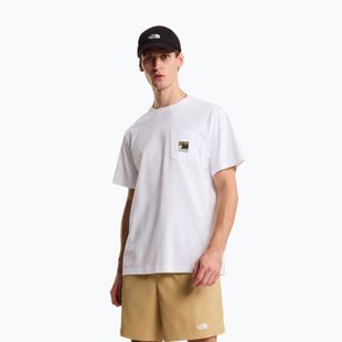 Pánské tričko The North Face Mountain Logo Relaxed tnf white
