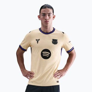 Pánský fotbalový dres Nike FC Barcelona 2025/26 Match Away team gold/team gold/persian violet/black