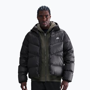 Pánská péřová bunda Nike Windrunner black/black/white