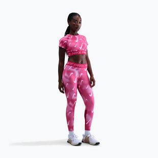 Dámské tréninkové legíny Nike Pro Mid-Rise 7/8 rush pink/pink foam/white