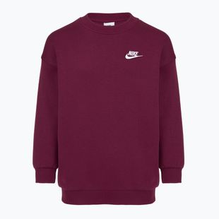 Dětská mikina Nike Sportswear Club Fleece burgundy/white