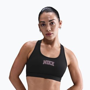 Tréninková podprsenka Nike Swoosh Medium Support black