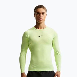 Pánské tréninkové tričko Longsleeve Nike Pro Dri-Fit Tight Fitness light liquid lime/black