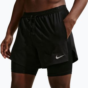 Pánské běžecké šortky Nike Stride Dri-Fit Hybrid 5" black