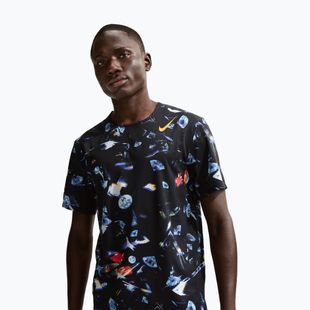 Pánské běžecké tričko Nike AeroSwift Dri-Fit ADV black/laser orange
