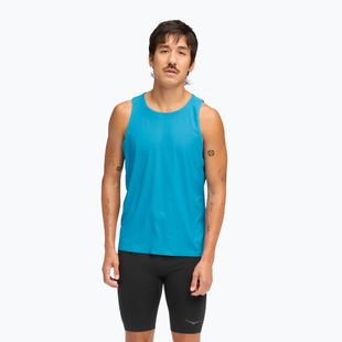 Pánské běžecké tričko HOKA Airolite Tank 2.0 hoka blue
