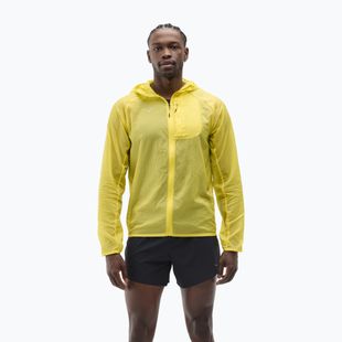 Pánská běžecká bunda HOKA Skyflow neon hoka citrus