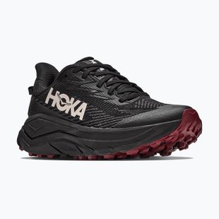Dámské běžecké boty HOKA Challenger 8 GTX black/varsity burgundy