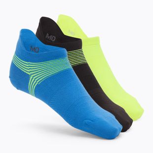 Pánské ponožky Under Armour Dry Run Lite No Show 3 páry blue atlantis/black/reflective