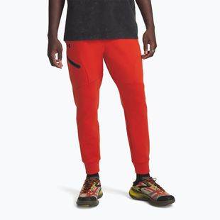 Pánské tréninkové kalhoty Under Armour Unstoppable Fleece Jgr surplus orange black