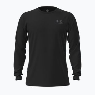 Pánské tričko Longsleeve Under Armour Sportstyle Left Chest LS black/pitch gray
