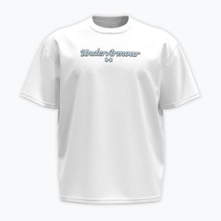 Pánské tréninkové tričko Under Armour Heavyweight WM white/blue haze