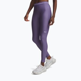 Dámské tréninkové legíny Under Armour HeatGear purple luxe/purple crest