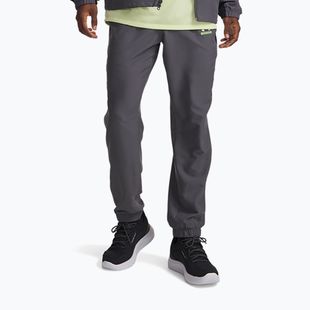 Pánské kalhoty Under Armour Tech Sport castlerock/black/lumos lime