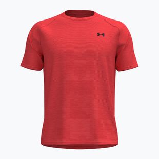 Pánské tréninkové tričko Under Armour Tech Textured Venom Red/Black