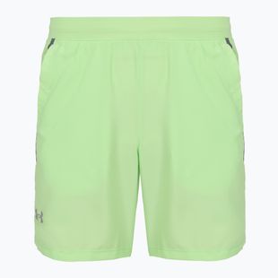 Pánské běžecké šortky Under Armour Launch 7" lumos lime/white