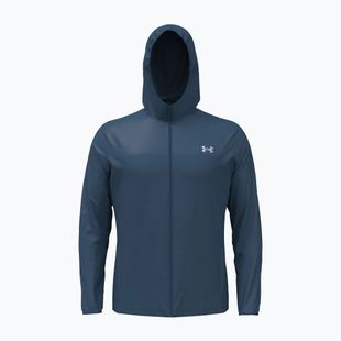 Pánská běžecká bunda Under Armour Velociti Pro Storm wham blue/boundless blue/black