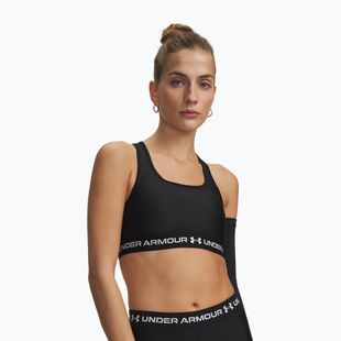 Sportovní podprsenka Under Armour Crossback Mid ultimate black/white