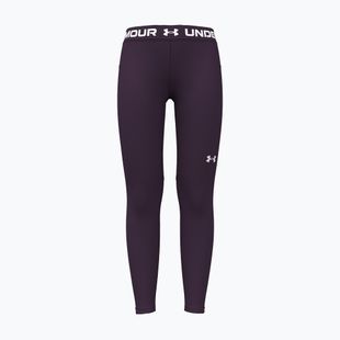 Dětské legíny Under Armour HeatGear Leggings purple echo/white