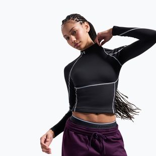 Dámské tréninkové tričko Longsleeve Under Armour ColdGear Elite Mock ultimate black/reflective