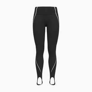 Dámské tréninkové legíny Under Armour Meridian Contour Stirrup Leggings ultimate black/white/ultimate black