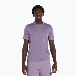 Pánské tričko New Balance Athletics Run candied violet heather
