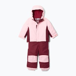 Dětský lyžařský komplet Columbia Buga IIi Set satin pink/rich wine