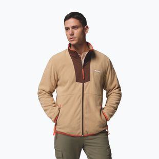Pánská fleecová mikina Columbia Sequoia Grove FZ Fleece canoe/tobacco