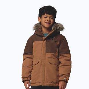 Dětská zateplená bunda Columbia Nordic Strider II camel brown/tobacco