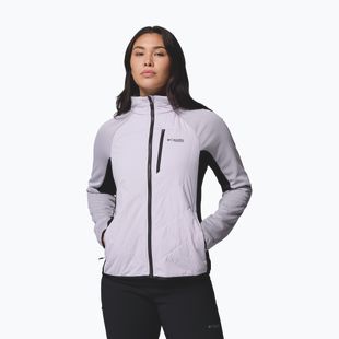 Dámská hybridní bunda Columbia Arctic Crest Hybrid Full Zip lavender pearl/black