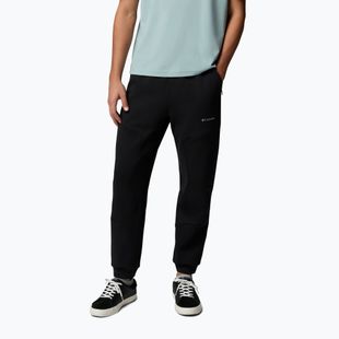 Pánské trekingové kalhoty Columbia Tech Spacer Knit black/black