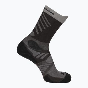 Ponožky Salomon Aero Crew black coffee/iron