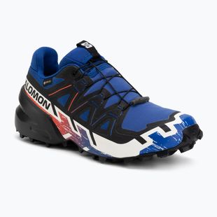 Běžecké boty Salomon Speedcross 6 GTX surf the web/fiery red/white