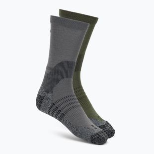 Ponožky Salomon X Ultra Access Crew 2 pairs excalibur/olive night