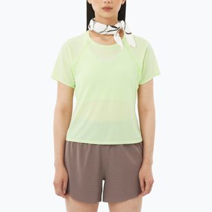 Dámské běžecké tričko Salomon Shakeout Air Cropp butterfly