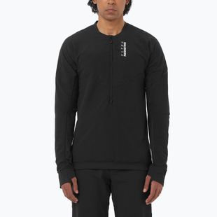 Pánská běžecká mikina Salomon Ultra Fleece Deep Black
