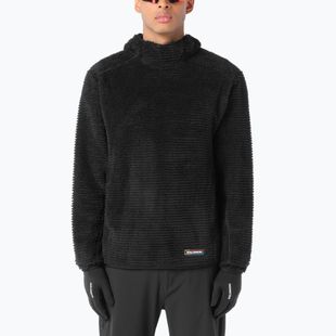 Pánská fleecová mikina Salomon Thernova Fleece Hoodie deep black