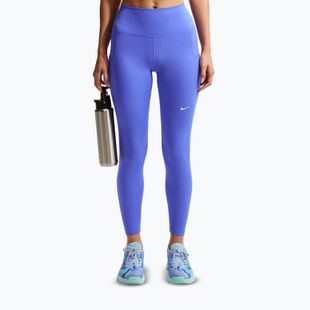 Dámské tréninkové legíny Nike One High-Waisted 7/8 sapphire/white