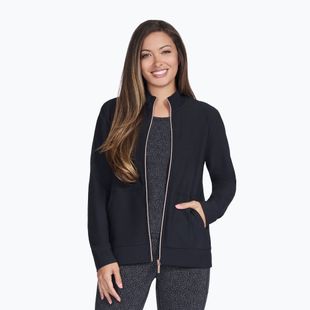Dámská mikina SKECHERS GO Luxe Rib Everyday Full Zip black
