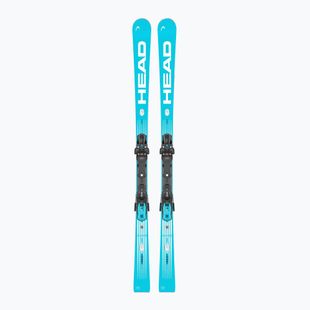 Sjezdové lyže + vázání HEAD WC Rebels e-SL Pro RP WCR 14 + Protector+ FF 14 GW blue/white