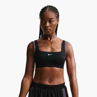 Tréninková podprsenka Nike One Light Support black/thunder grey/white