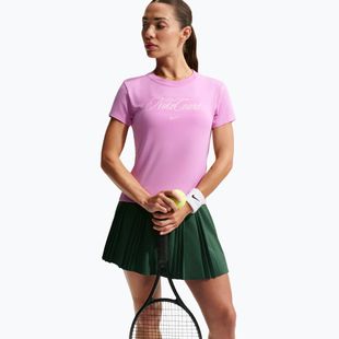 Dámské tenisové tričko Nike Court Heritage light magenta/pink foam