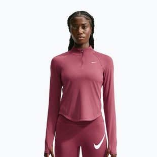 Dámská běžecká mikina Nike Tempo Dri-Fit 1/4 Zip pink smoke